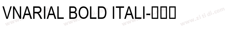 VnArial Bold Itali字体转换